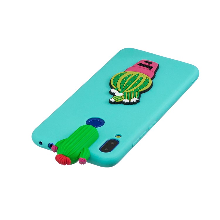 Funda Protectora De Gel De TPU 3D Para Xiaomi Redmi 7 - Cactus-5