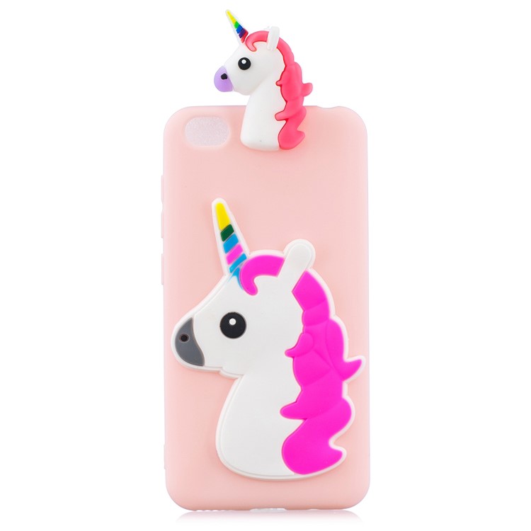 3D Pattern TPU Gel Protective Case for Xiaomi Redmi Go - Unicorn-2