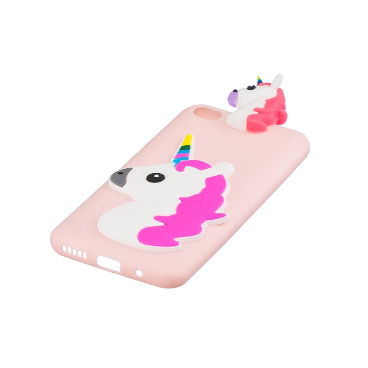 3D Pattern TPU Gel Protective Case for Xiaomi Redmi Go - Unicorn-4