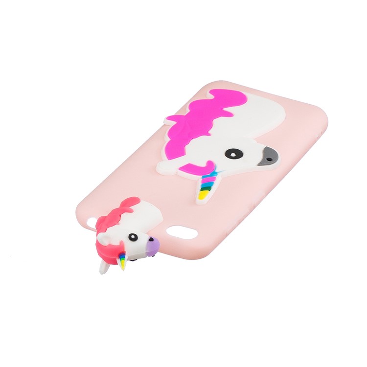 3D Pattern TPU Gel Protective Case for Xiaomi Redmi Go - Unicorn-5