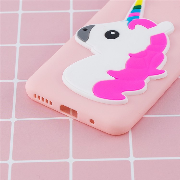 3D Pattern TPU Gel Protective Case for Xiaomi Redmi Go - Unicorn-7