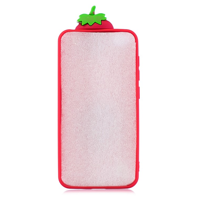 3D Pattern TPU Gel Protective Case for Xiaomi Redmi Go - Strawberry-3