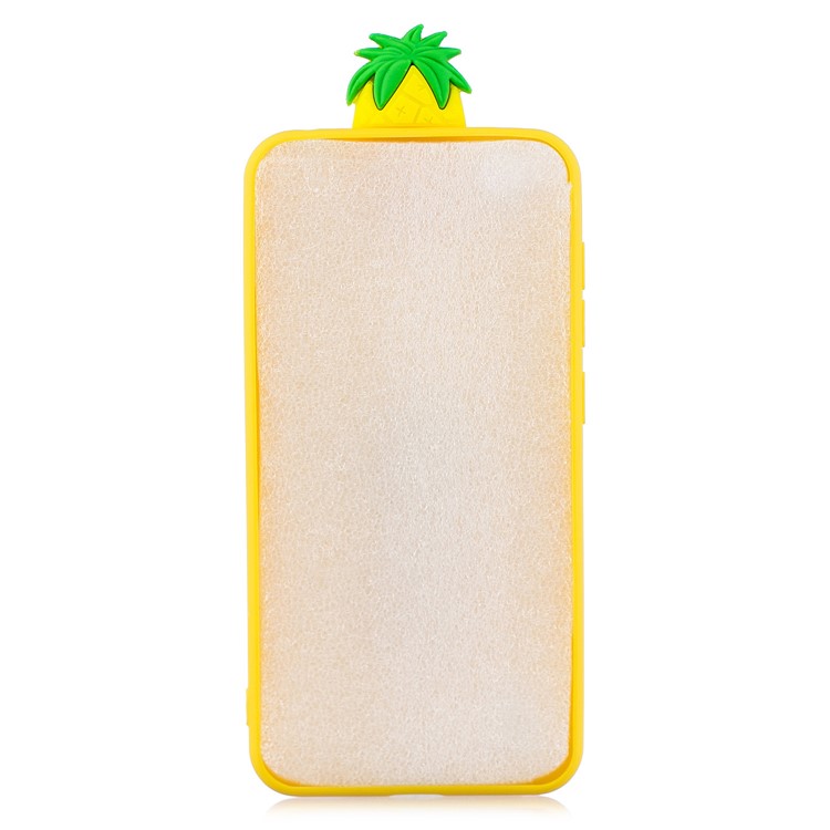 3D Pattern TPU Gel Protective Case for Xiaomi Redmi Go - Pineapple-3