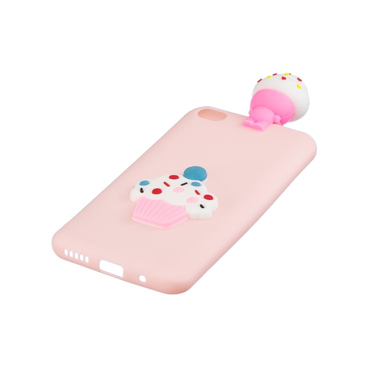 3D Pattern TPU Gel Protective Case for Xiaomi Redmi Go - Ice Cream-4