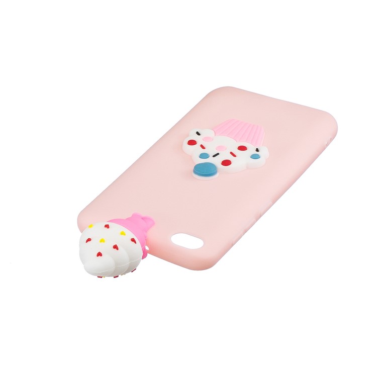 3D Pattern TPU Gel Protective Case for Xiaomi Redmi Go - Ice Cream-5