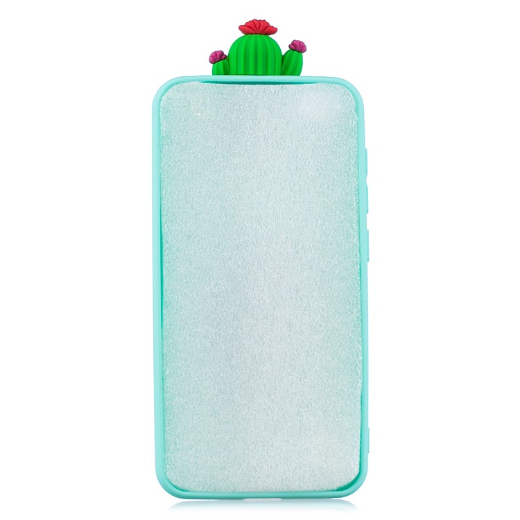 3D Pattern TPU Gel Protective Case for Xiaomi Redmi Go - Cactus-3