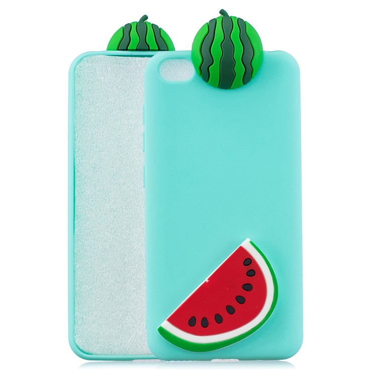 3D Pattern TPU Gel Protective Case for Xiaomi Redmi Go - Watermelon-1