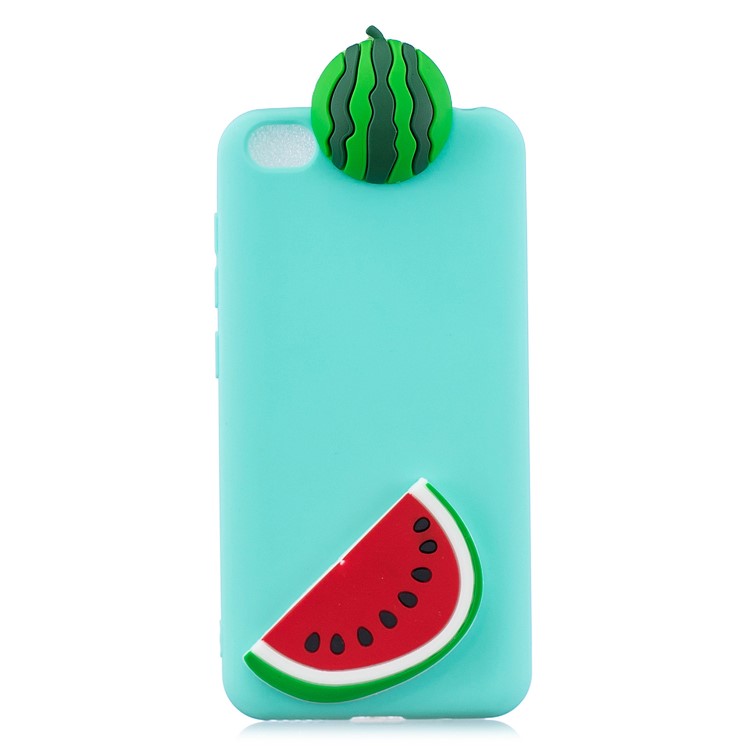 3D Pattern TPU Gel Protective Case for Xiaomi Redmi Go - Watermelon-2