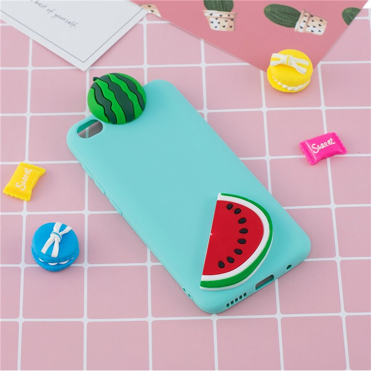 3D Pattern TPU Gel Protective Case for Xiaomi Redmi Go - Watermelon-6