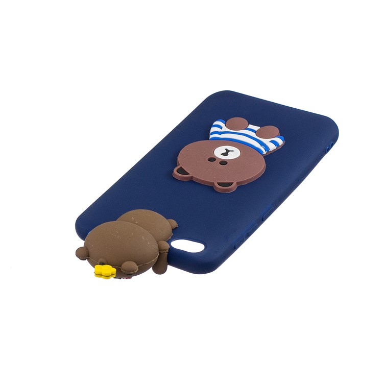 3D Pattern TPU Gel Protective Case for Xiaomi Redmi Go - Bear-5