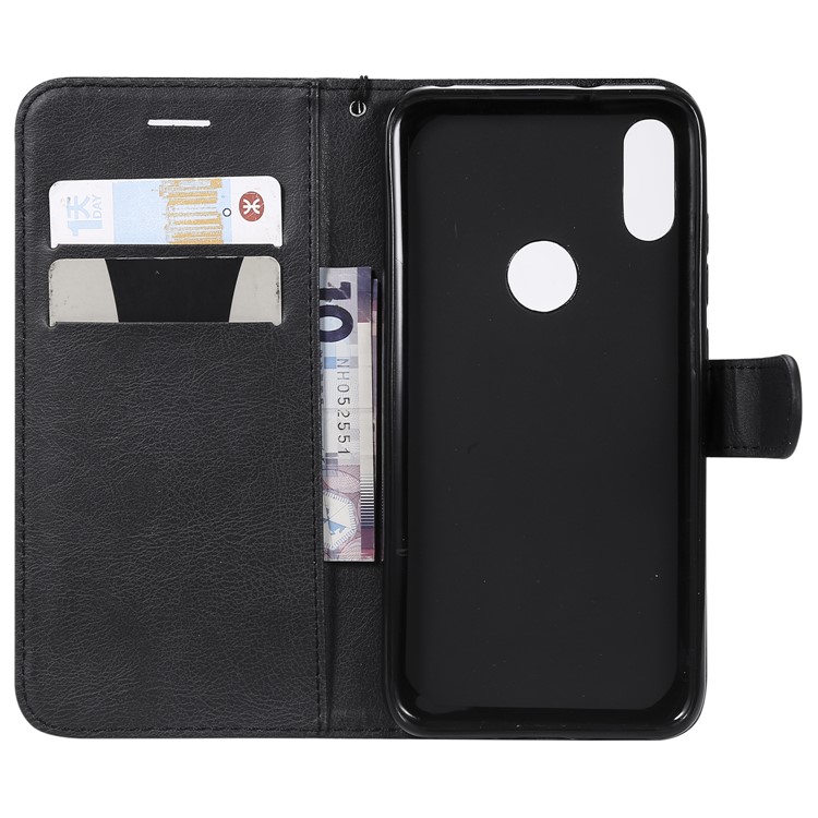 Wallet Leather Stand Case for Xiaomi Mi Play - Black-4