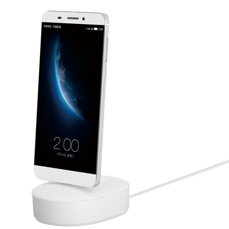 MOMAX U.Dock Type C Charging Dock Station for Huawei Mate 9 Etc (CE/FCC/RoHS) - White-1