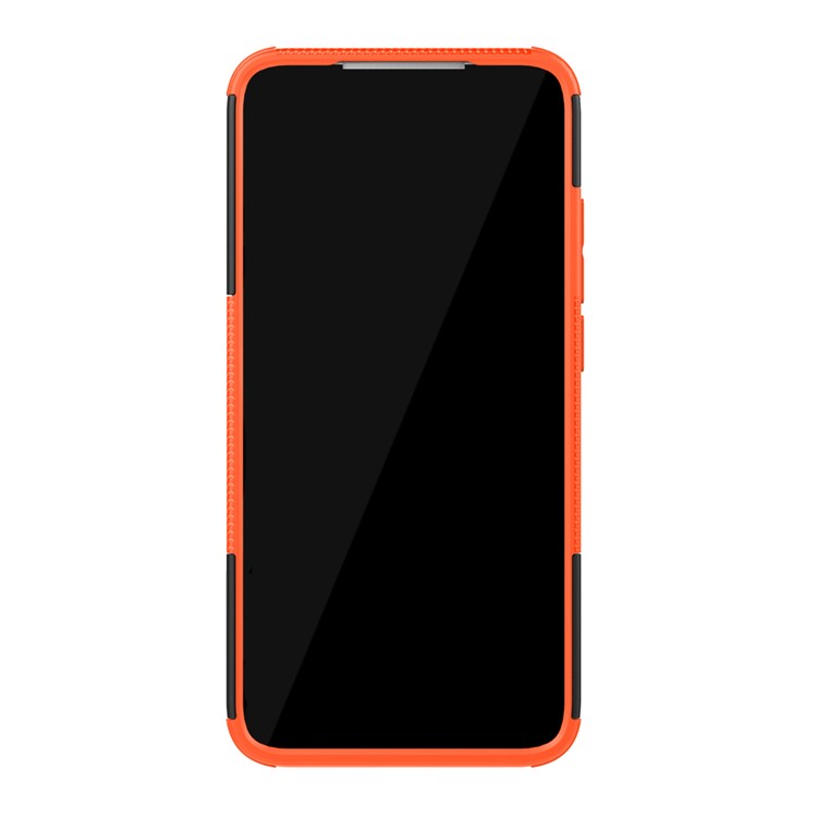 Cool Tyre Kickstand PC + TPU Hybrid Case for Xiaomi Redmi 7 / Redmi Y3 - Orange-3