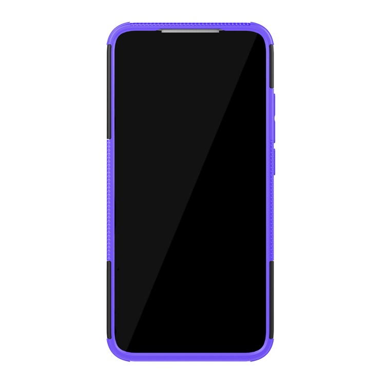 Cool Tyre Kickstand PC + TPU Hybrid Case for Xiaomi Redmi 7 / Redmi Y3 - Purple-3