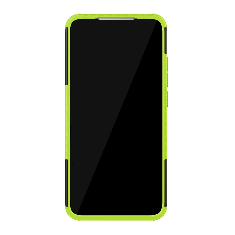 Cool Tyre Kickstand PC + TPU Hybrid Case for Xiaomi Redmi 7 / Redmi Y3 - Green-3