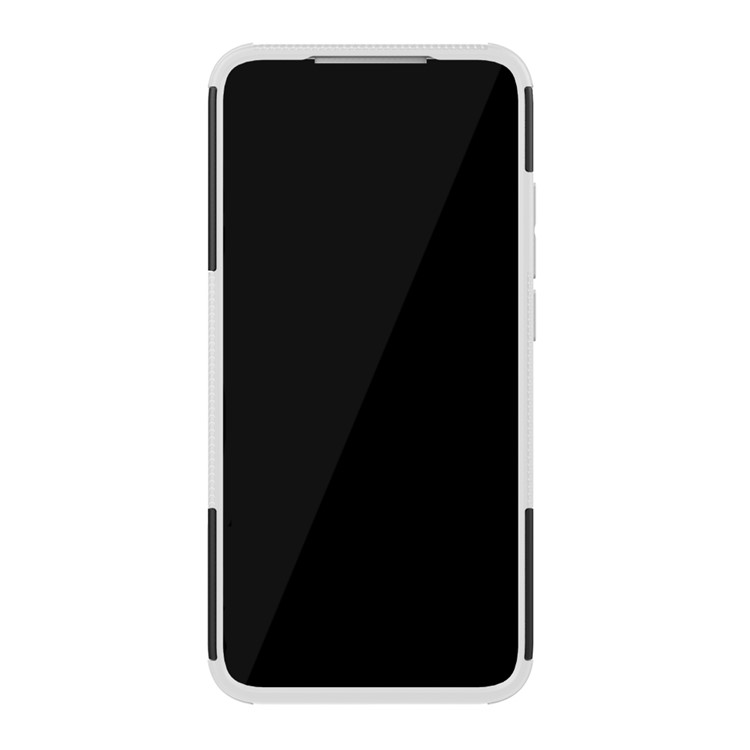 Cool Tyre Kickstand PC + TPU Hybrid Case for Xiaomi Redmi 7 / Redmi Y3 - White-3