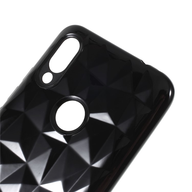 3D Diamond Texture TPU Protective Phone Cover for Xiaomi Redmi 7/Y3 - Black-2