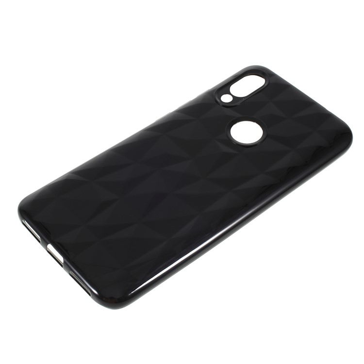 3D Diamond Texture TPU Protective Phone Cover for Xiaomi Redmi 7/Y3 - Black-4