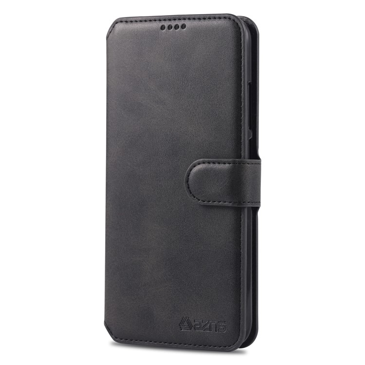 AZNS Leather Wallet Stand Phone Cover for Xiaomi Redmi 7/Redmi Y3 - Black-2