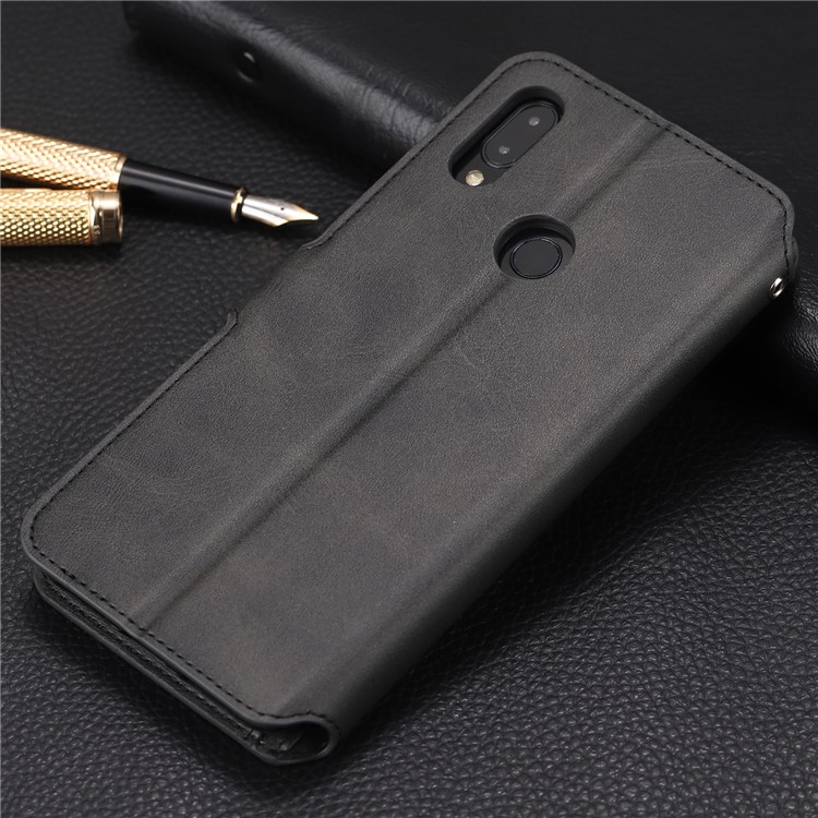 AZNS Leather Wallet Stand Phone Cover for Xiaomi Redmi 7/Redmi Y3 - Black-9