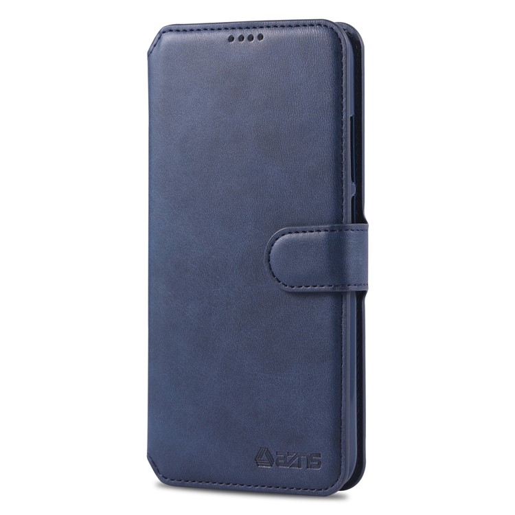 AZNS Leather Wallet Stand Phone Cover for Xiaomi Redmi 7/Redmi Y3 - Blue-2