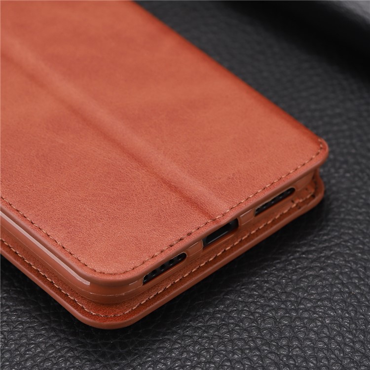 AZNS Leather Wallet Stand Phone Cover for Xiaomi Redmi 7/Redmi Y3 - Brown-13