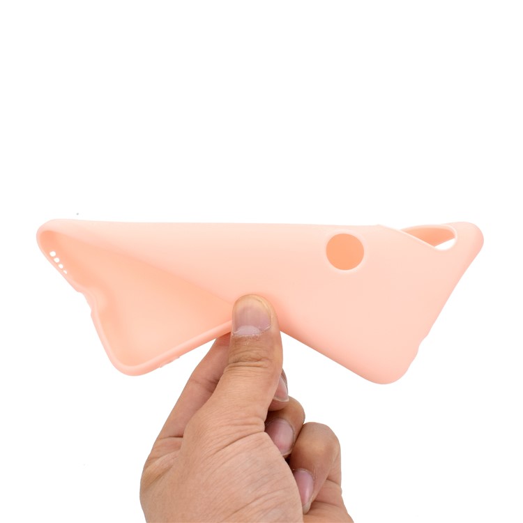 Soft Frosted TPU Case for Xiaomi Redmi 7 - Pink-5