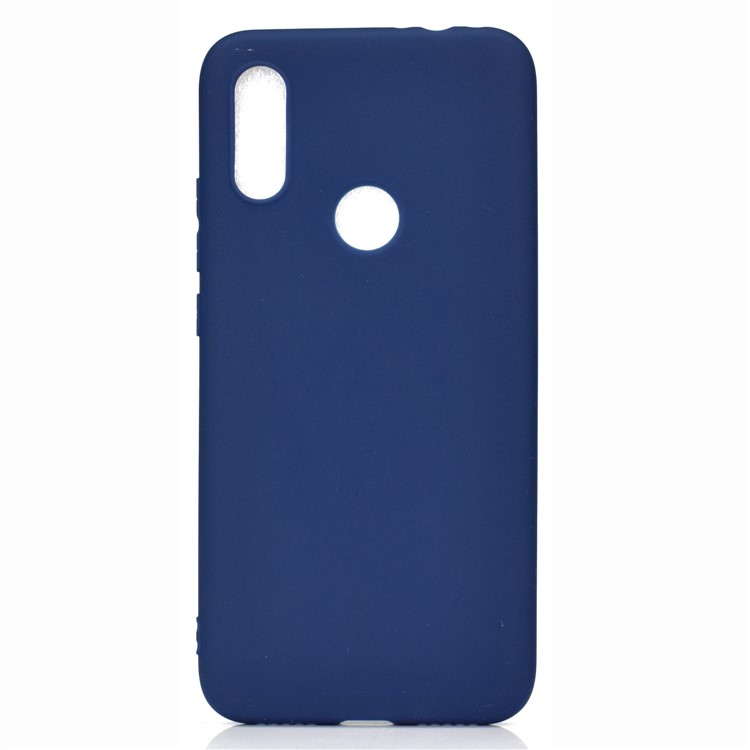 Soft Frosted TPU Case for Xiaomi Redmi 7 - Dark Blue-5