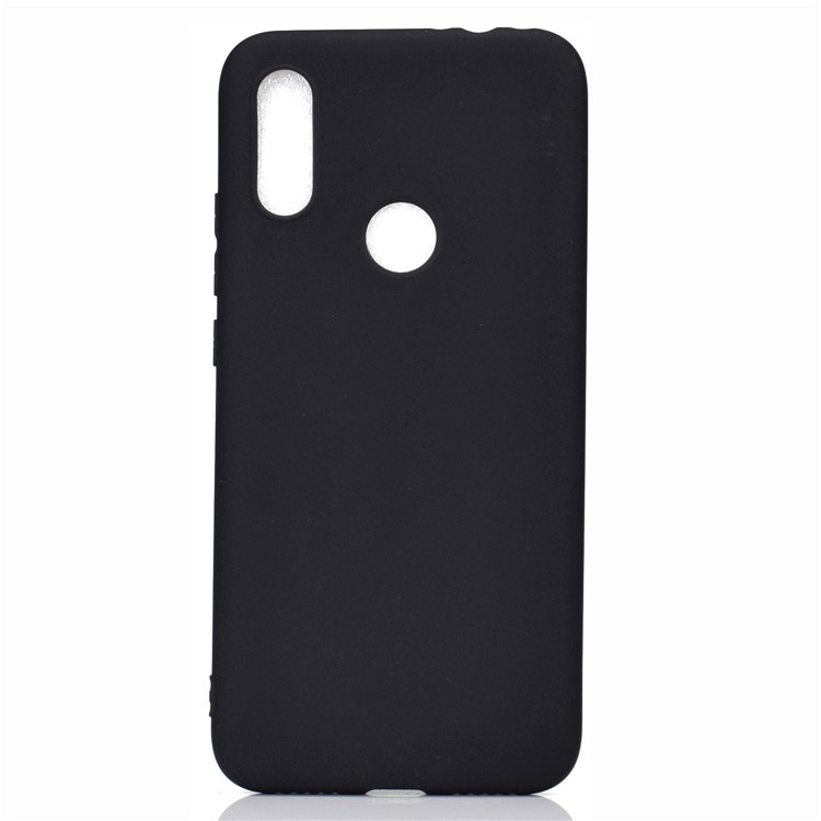 Custodia TPU Glassata Morbida Per Xiaomi Redmi 7 - Nero