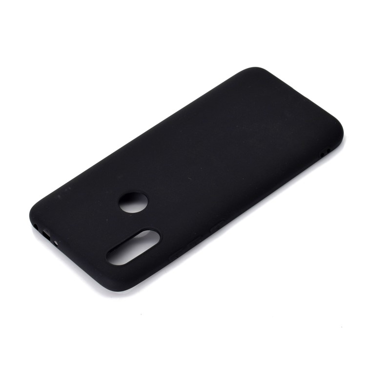 Caso TPU de Esmalte Suave Para Xiaomi Redmi 7 - Negro