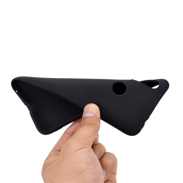 Soft Frosted TPU Case for Xiaomi Redmi 7 - Black-5