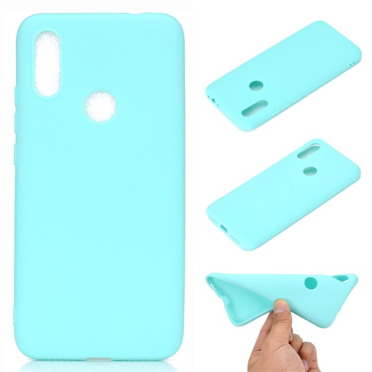 Soft Frosted TPU Case for Xiaomi Redmi 7 - Baby Blue-1