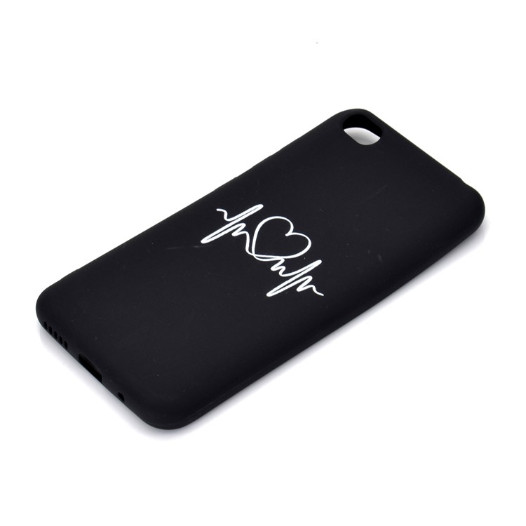 Padrão De Impressão Fosco Caso TPU Para Xiaomi Redmi Ir - Coração-3