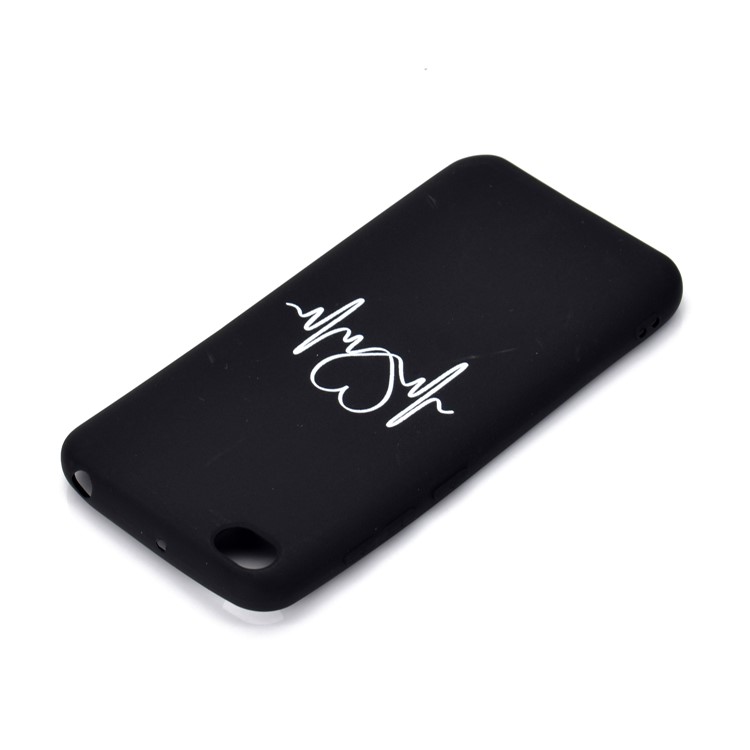 Padrão De Impressão Fosco Caso TPU Para Xiaomi Redmi Ir - Coração-4