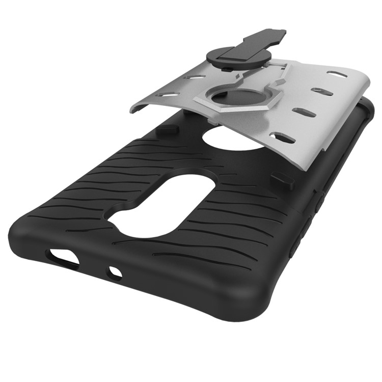 Armor PC + TPU Hybrid Case with Kickstand for Xiaomi Mi 5s Plus - Silver-9