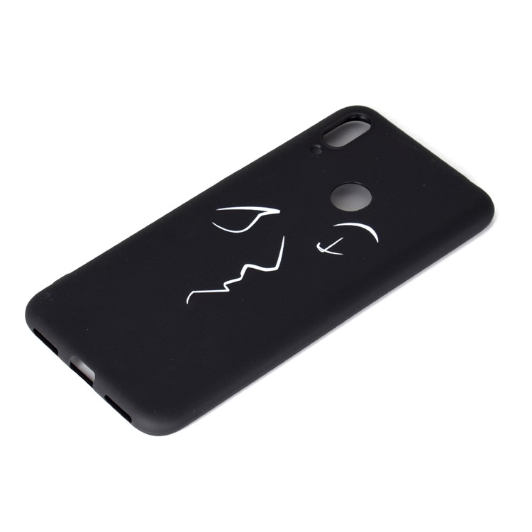 Pattern Printing Matte TPU Case for Xiaomi Redmi Note 7S / Note 7 / Note 7 Pro (India) - Abstract Face-3