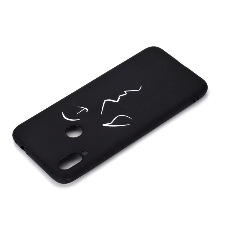 Pattern Printing Matte TPU Case for Xiaomi Redmi Note 7S / Note 7 / Note 7 Pro (India) - Abstract Face-4