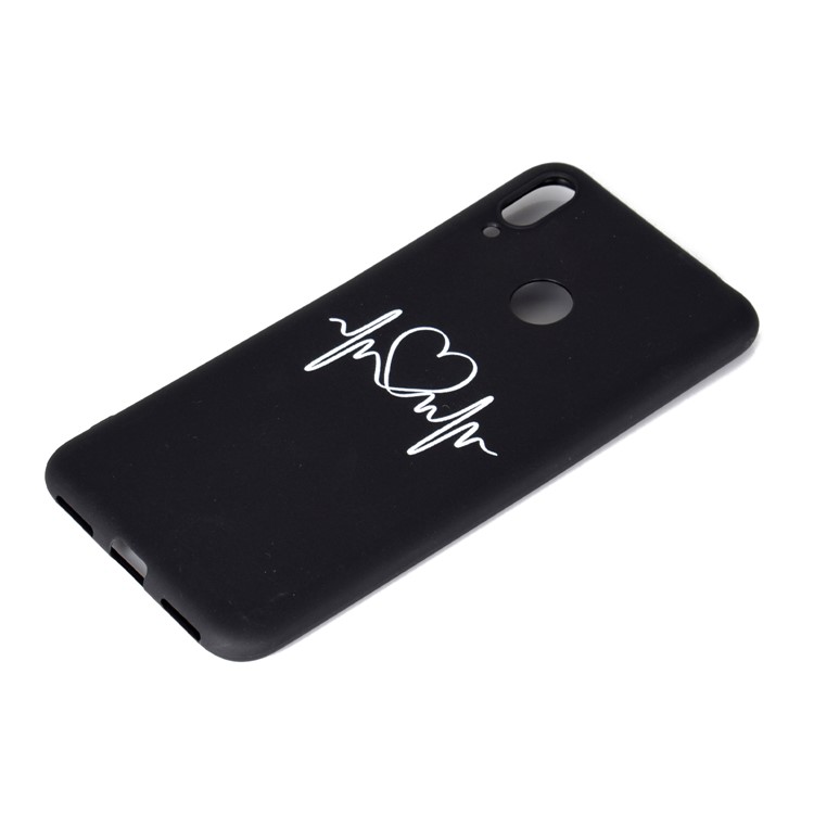 Pattern Printing Matte TPU Case for Xiaomi Redmi Note 7S / Note 7 / Note 7 Pro (India) - Heart-4