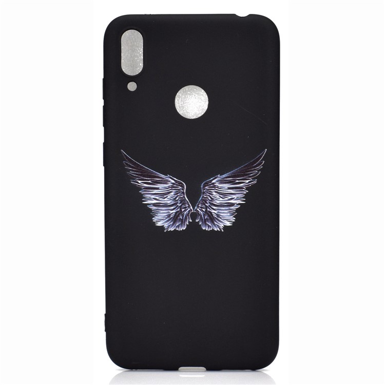 Pattern Printing Matte TPU Case for Xiaomi Redmi Note 7S / Note 7 / Note 7 Pro (India) - Wings-2
