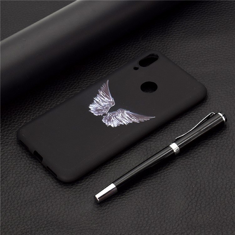Pattern Printing Matte TPU Case for Xiaomi Redmi Note 7S / Note 7 / Note 7 Pro (India) - Wings-6