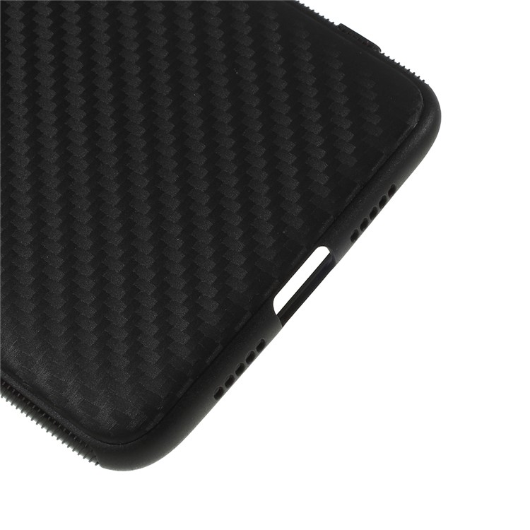 Carbon Fiber Brushed TPU Phone Case for Xiaomi Mi 9 SE - Black-5
