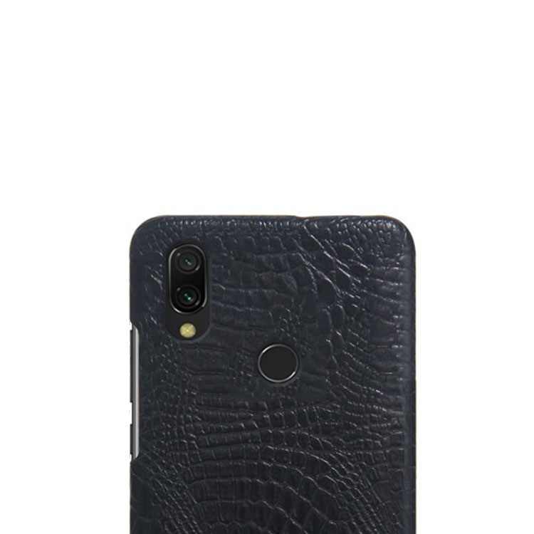 Crocodile Texture PU Leather Coated PC Phone Case for Xiaomi Redmi 7 - Black-4