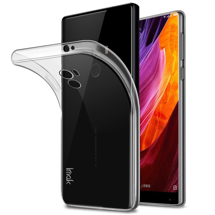 IMAK Stealth Clear TPU Phone Shell Case for Xiaomi Mi Mix + Screen Protector Film-1