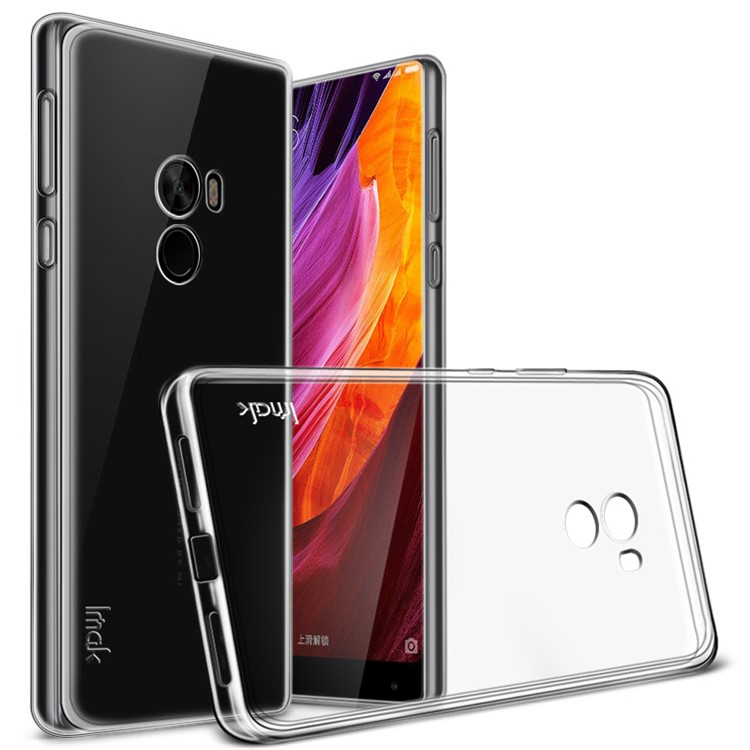 IMAK Stealth Clear TPU Phone Shell Case for Xiaomi Mi Mix + Screen Protector Film-2
