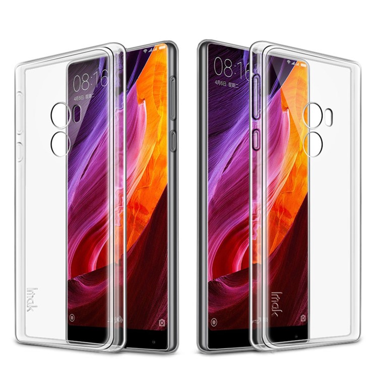 IMAK Stealth Clear TPU Phone Shell Case for Xiaomi Mi Mix + Screen Protector Film-3