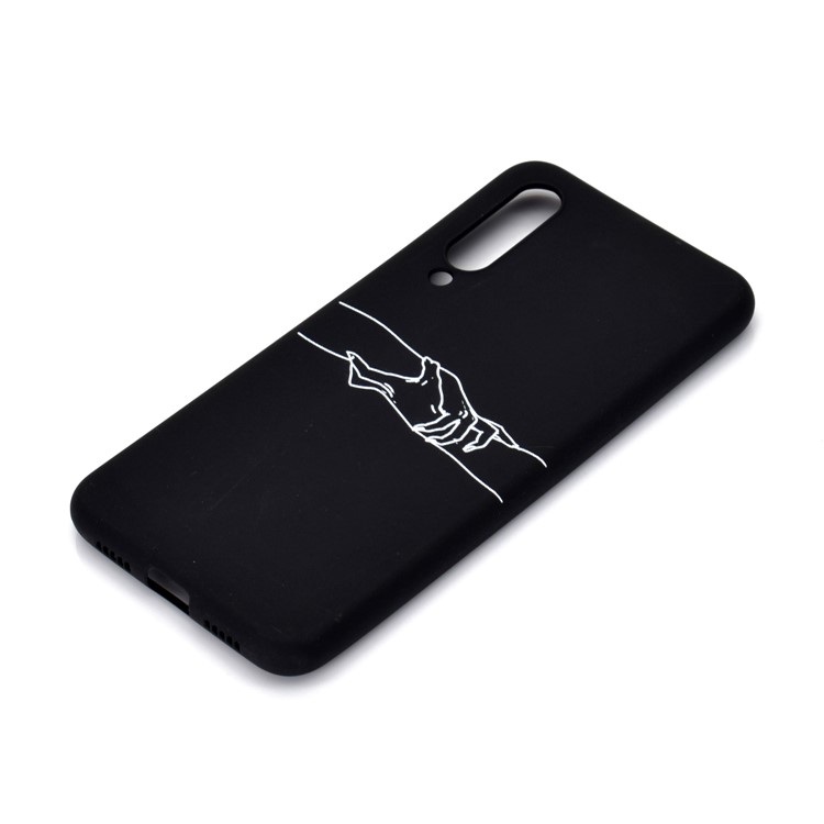Pattern Printing Matte TPU Case for Xiaomi Mi 9 SE - Hand in Hand-3