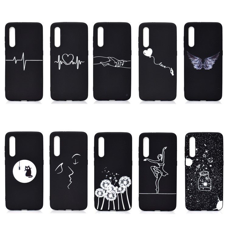 Pattern Printing Matte TPU Case for Xiaomi Mi 9 - ECG-7