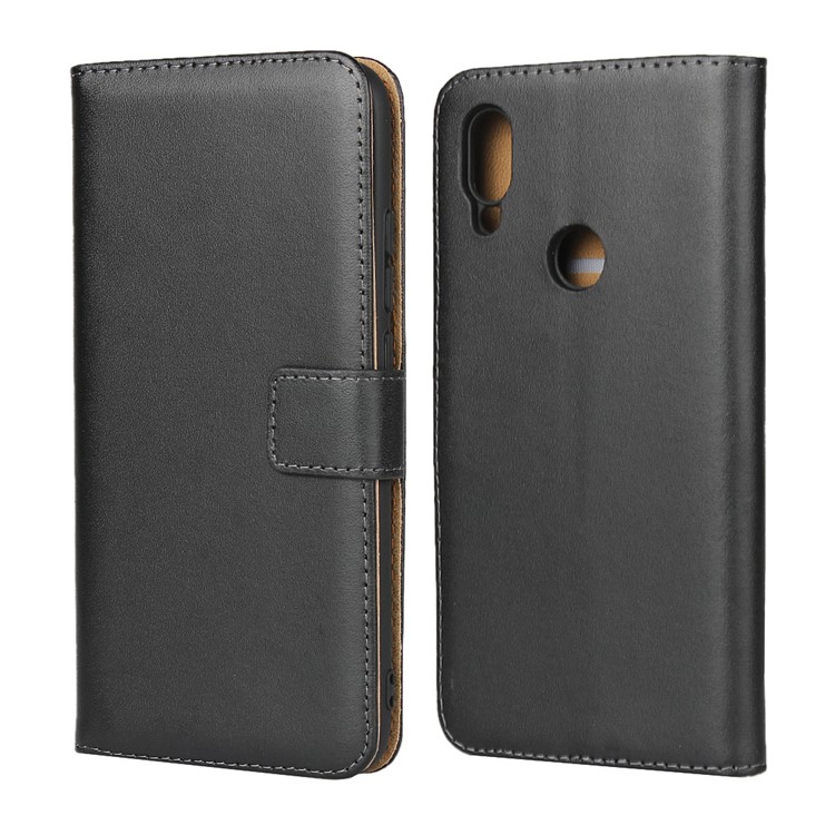 Genuine Leather Magnetic Flip Case Cover for Xiaomi Redmi 7-1