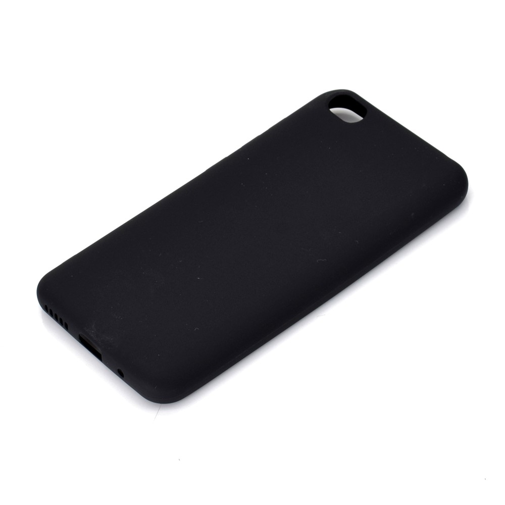 Soft Frosted TPU Case for Xiaomi Redmi Go - Black-2
