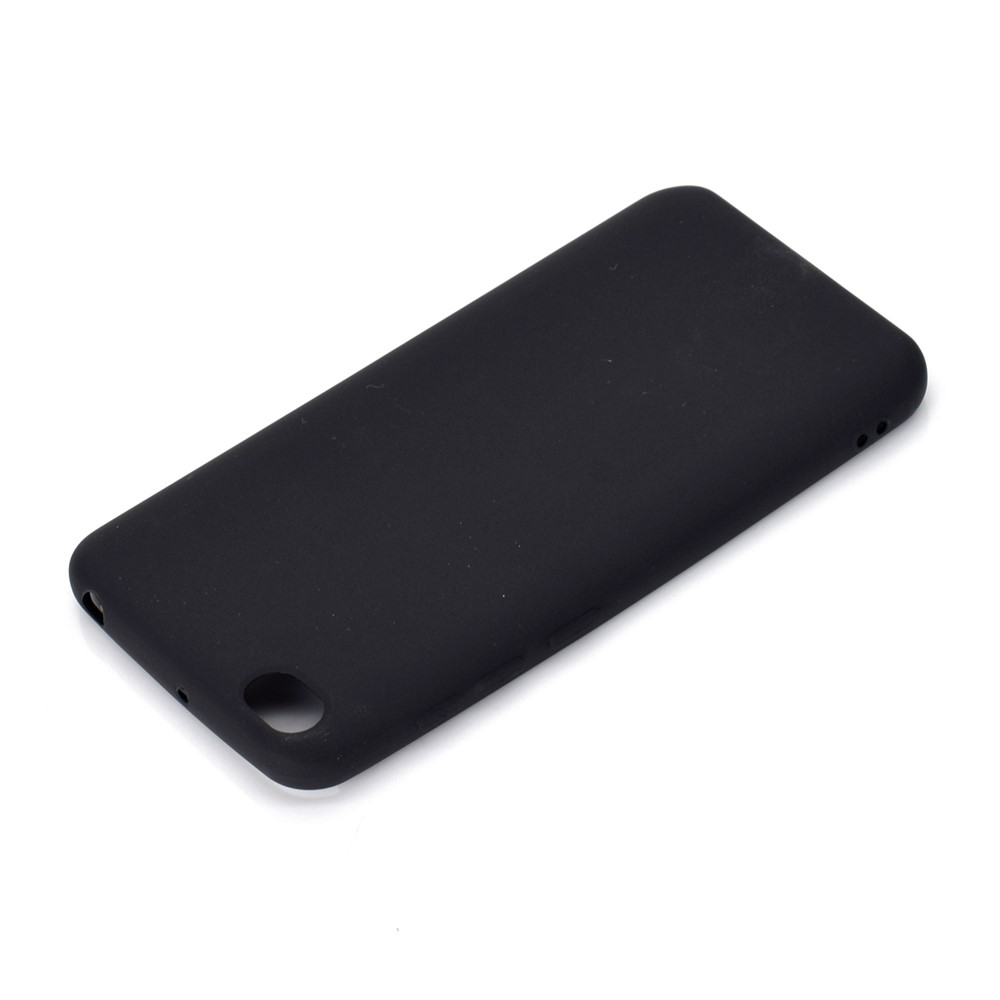 Soft Frosted TPU Case for Xiaomi Redmi Go - Black-3
